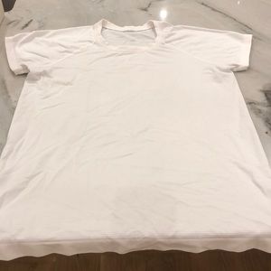 White lululemon Swiftly Tech short sleeve